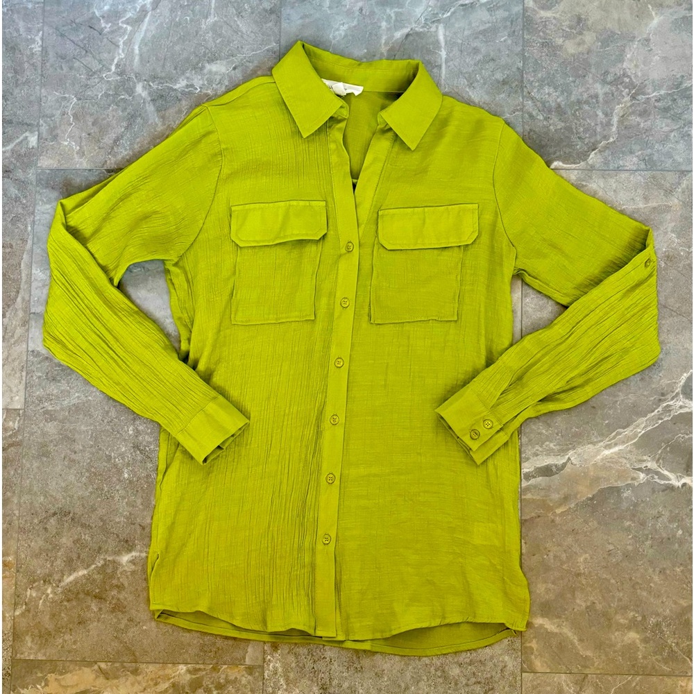 Chartreuse Blouse